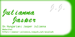 julianna jasper business card